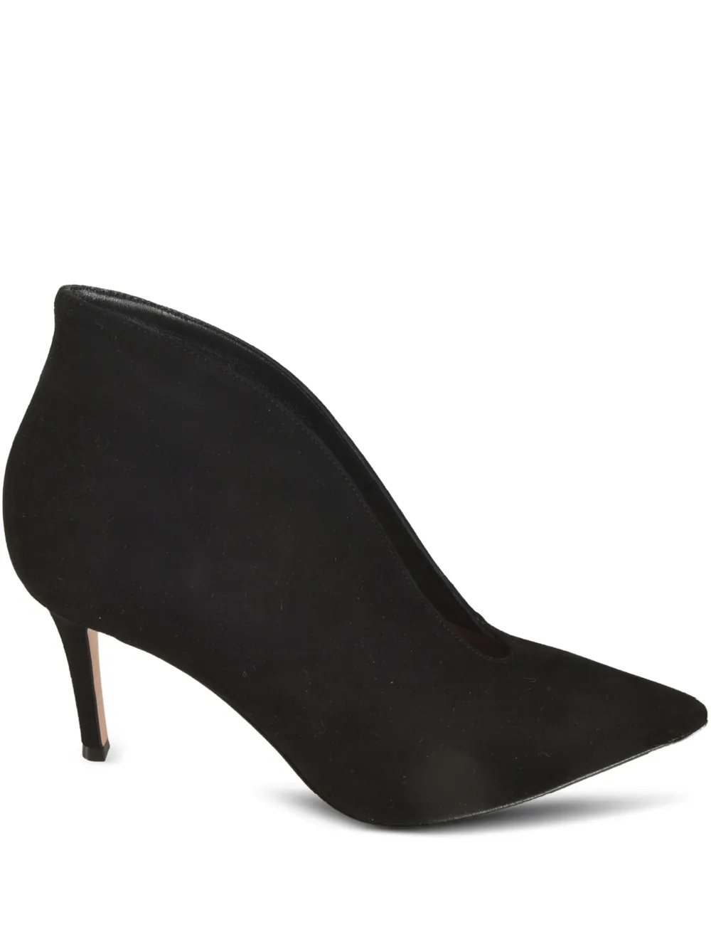Gianvito Rossi 85mm Vania V-vamp pumps Black