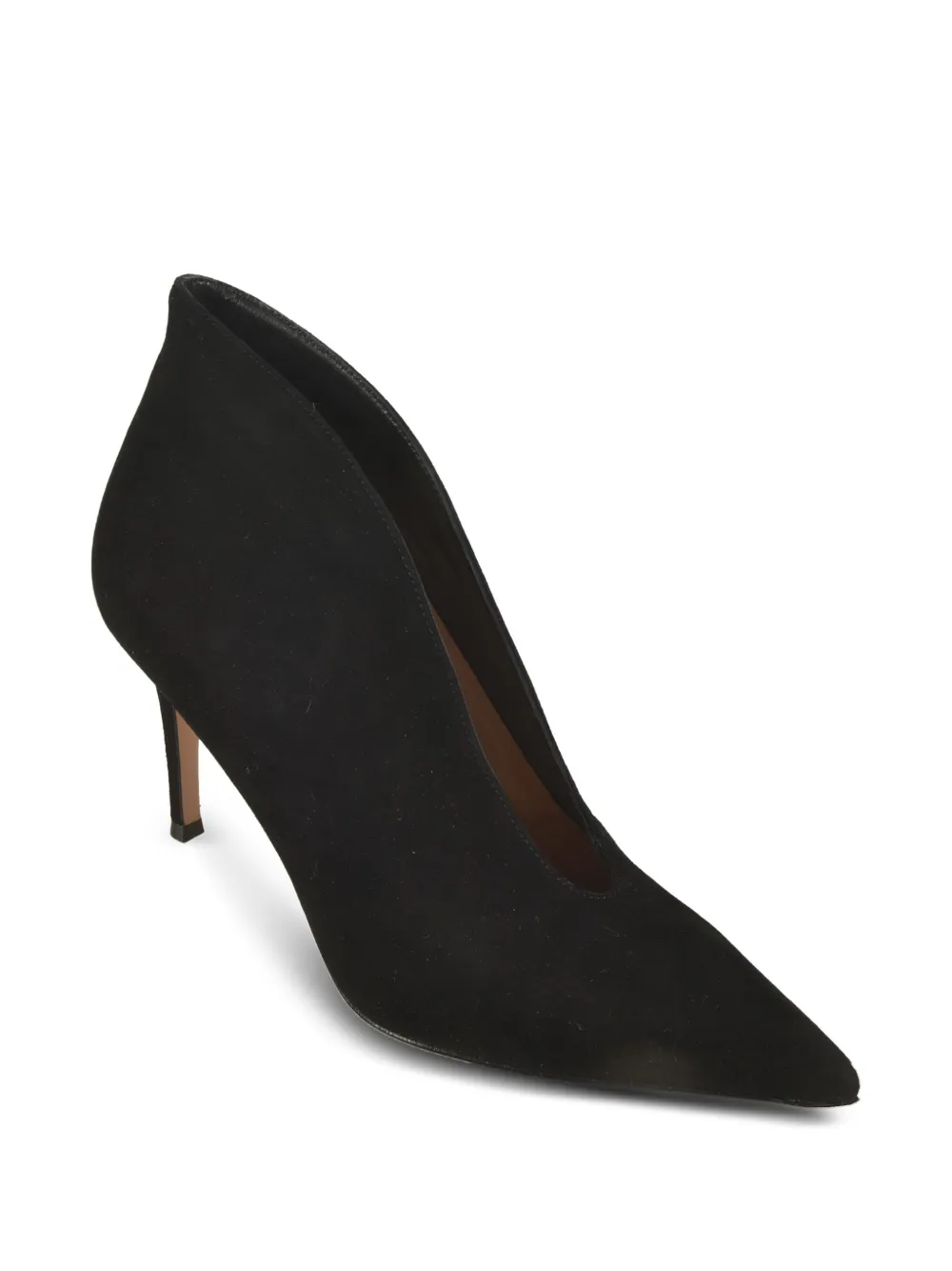 Gianvito Rossi 85mm Vania V-vamp pumps Black