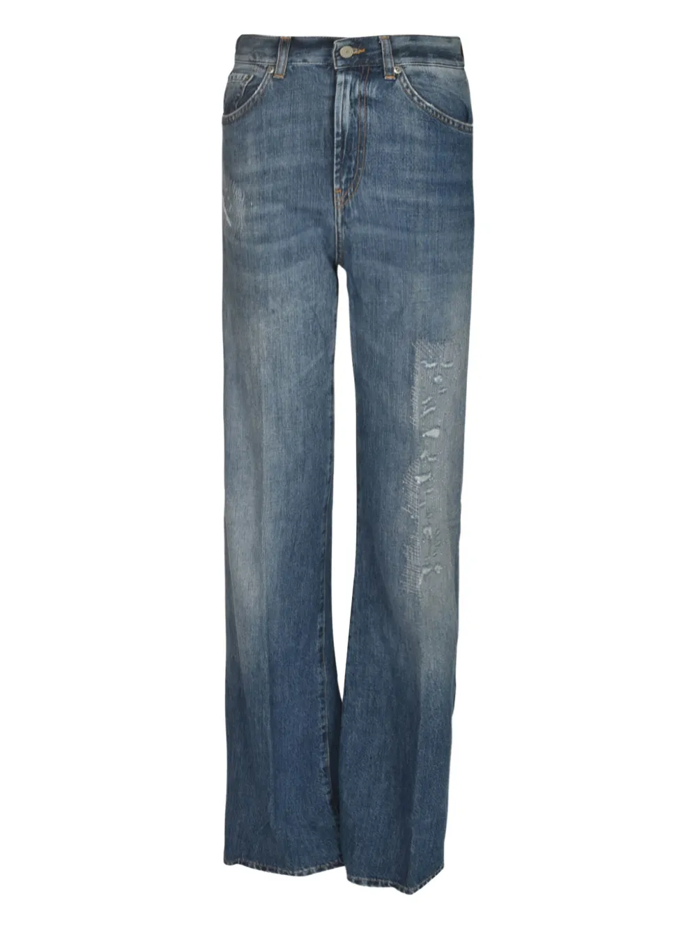 DONDUP distressed jeans Blauw