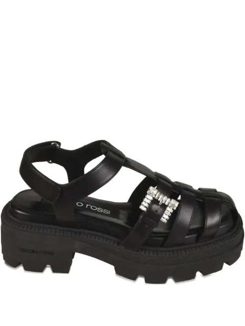 Sergio Rossi Twenty crystal-embellished platform sandals