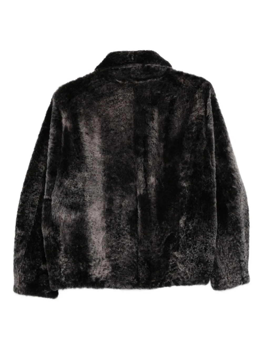 Manzoni 24 Lammy cropped jas Zwart