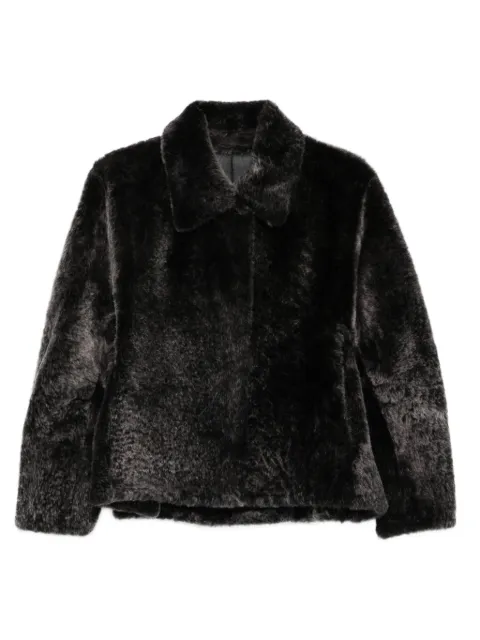 Manzoni 24 shearling cropped coat