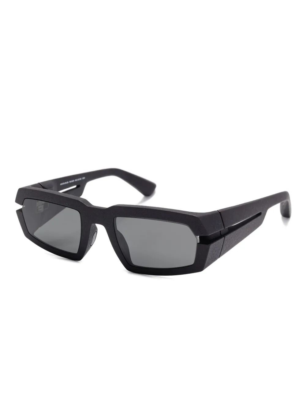 Mykita Incheon zonnebril met rechthoekig montuur Zwart