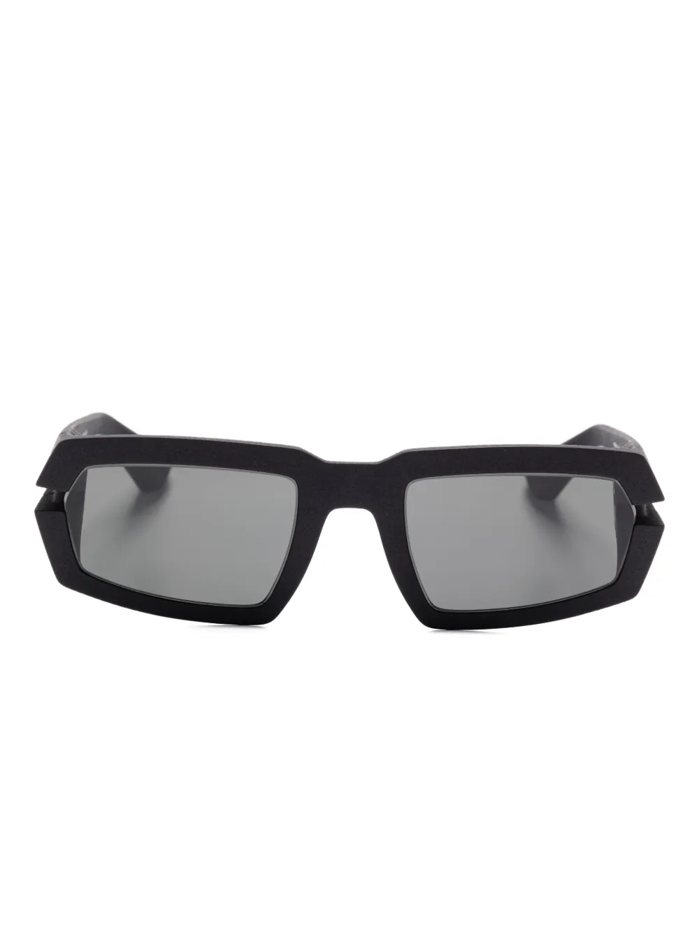 Mykita Incheon zonnebril met rechthoekig montuur Zwart