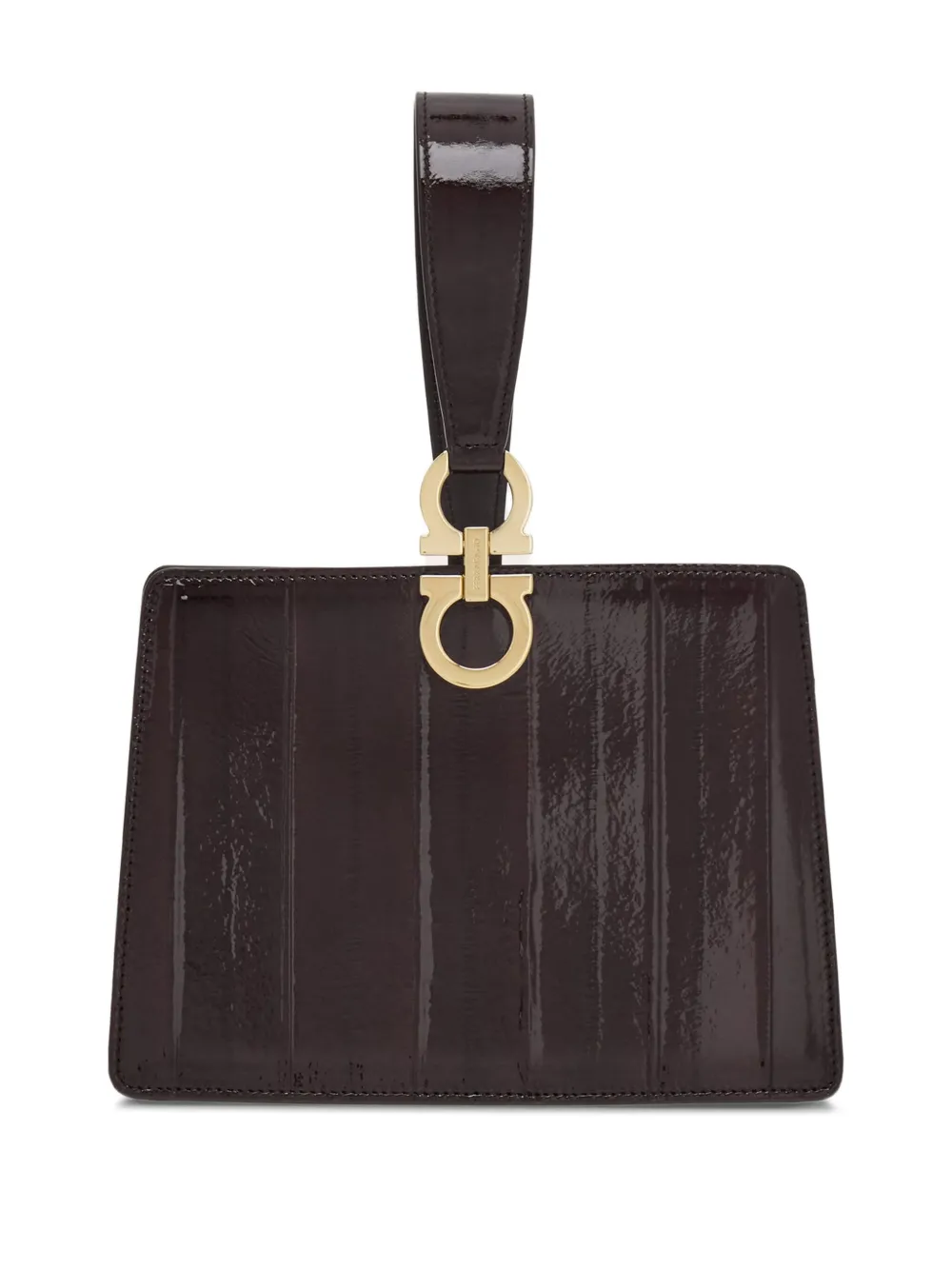 Ferragamo small Gancini-embellished tote bag | Brown | Image 1