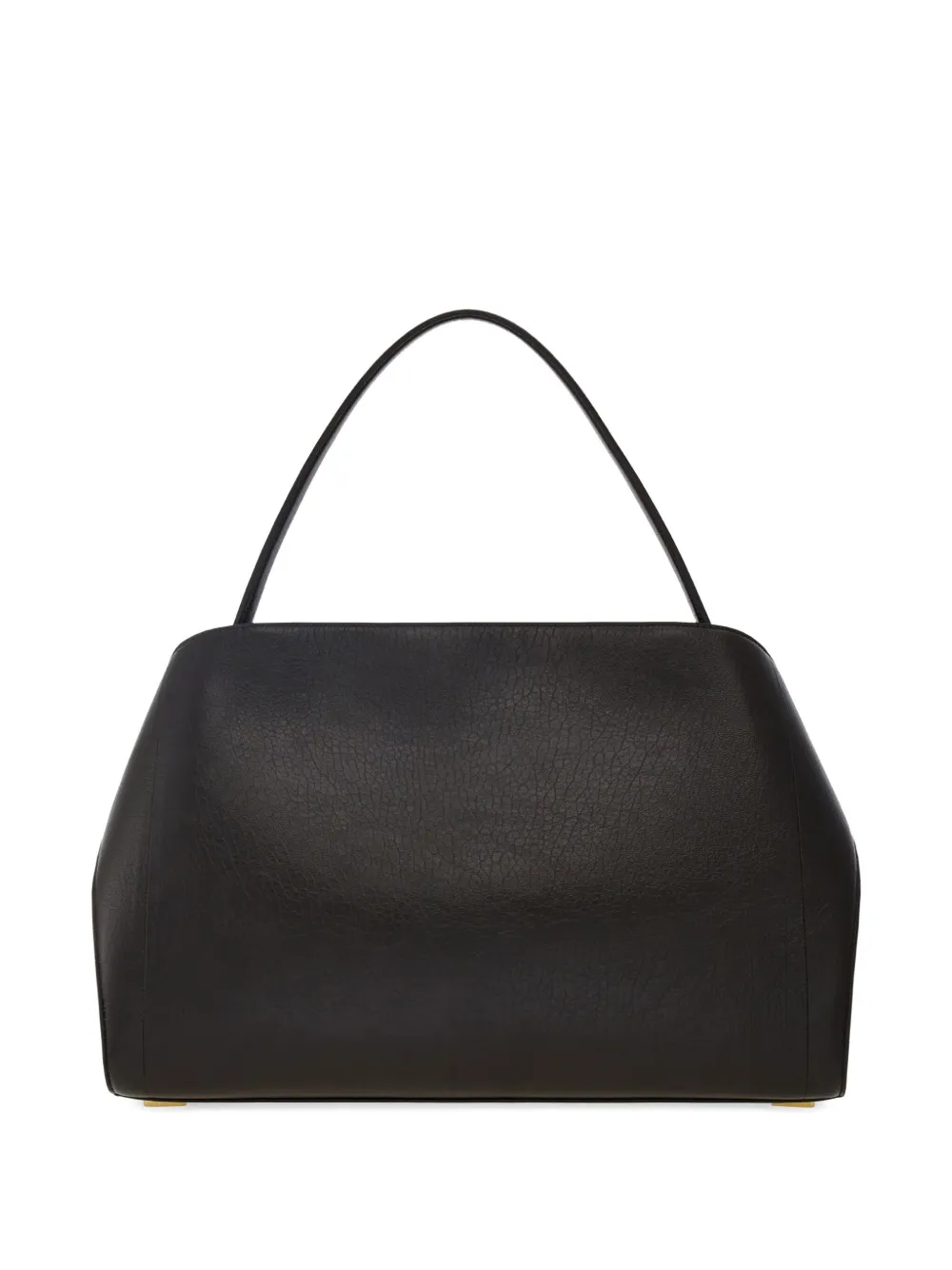 Ferragamo Hug L leren schoudertas Bruin