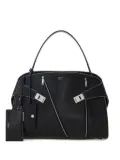 Ferragamo large Hug zip-detail shoulder bag - Black