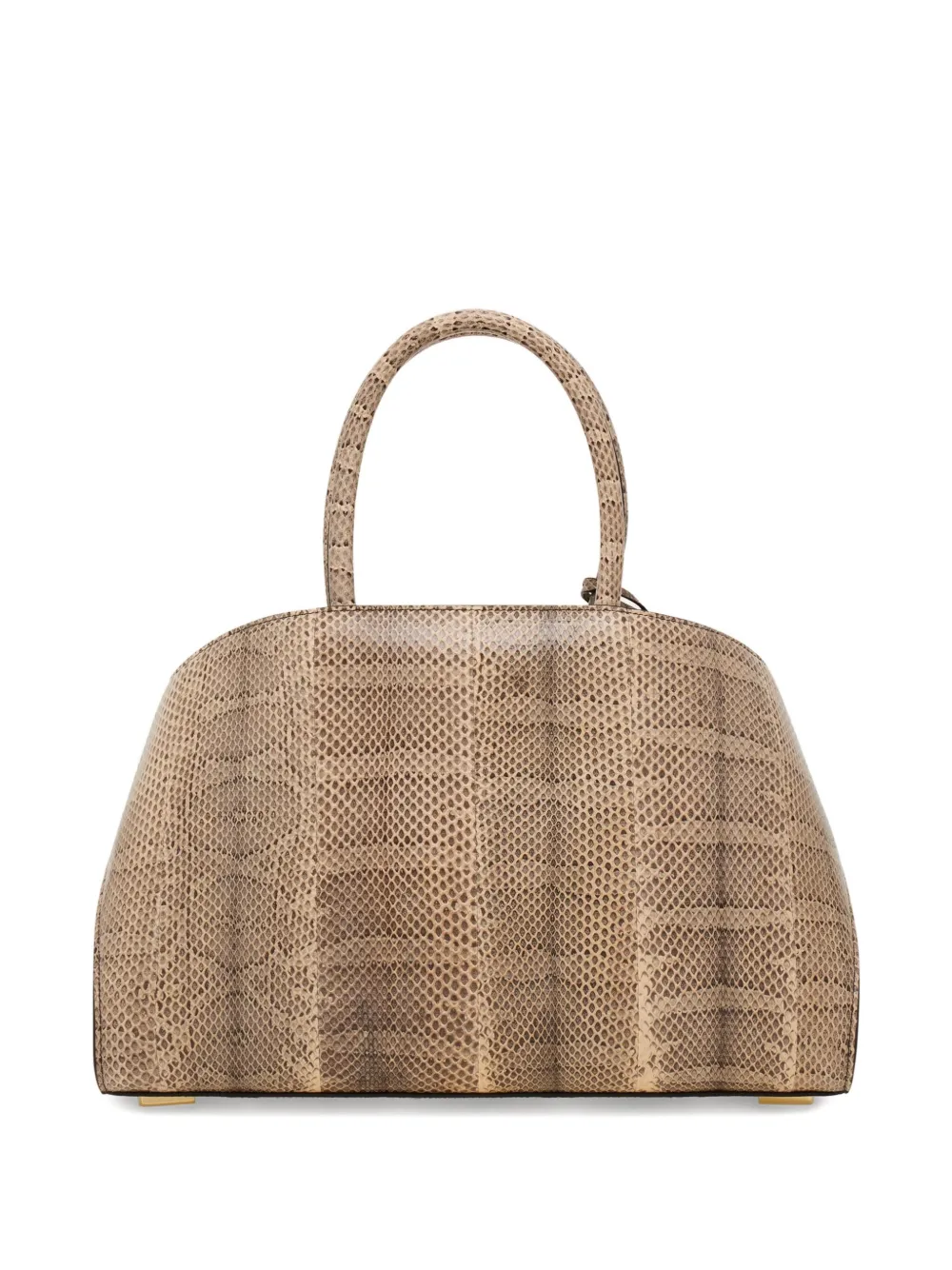 Ferragamo Hug shopper van slangen-effect Beige