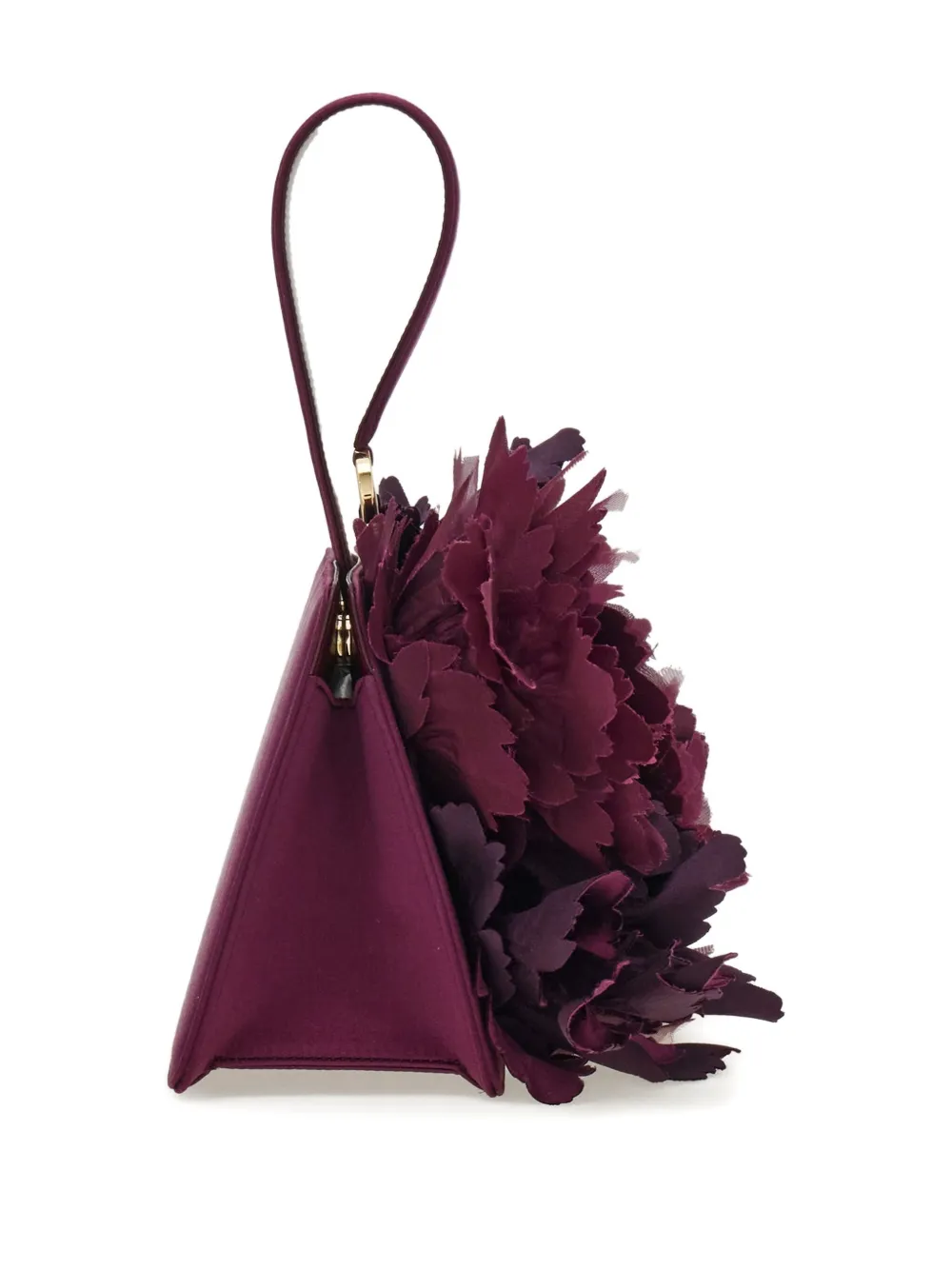 Ferragamo Kleine tas met bloemenprint Paars