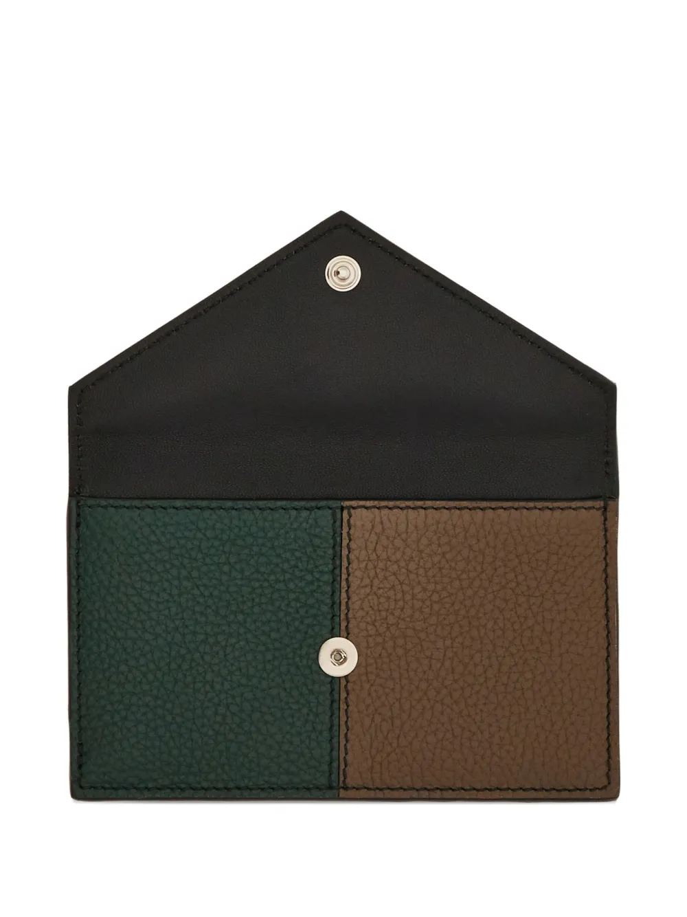 Ferragamo Pasjeshouder met colourblocking Zwart