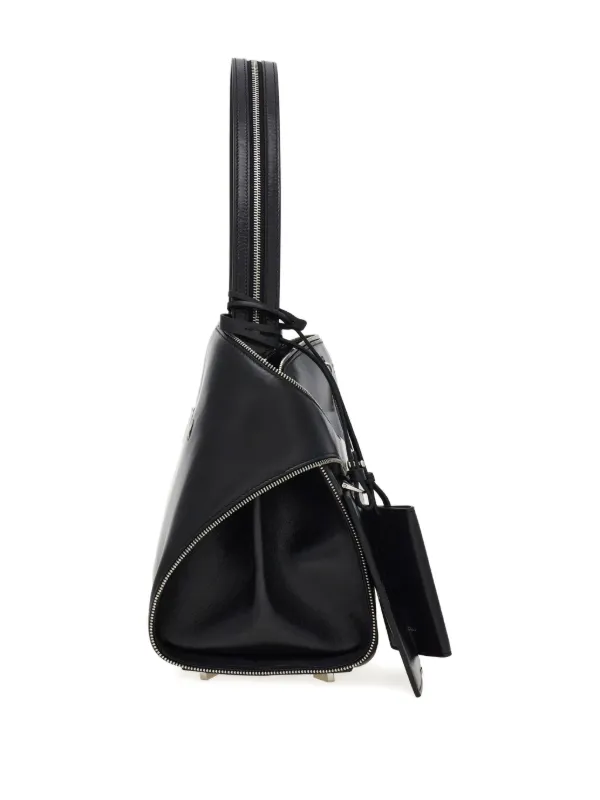 Ferragamo Medium Hug Soft zip-detail Shoulder Bag | Black | FARFETCH