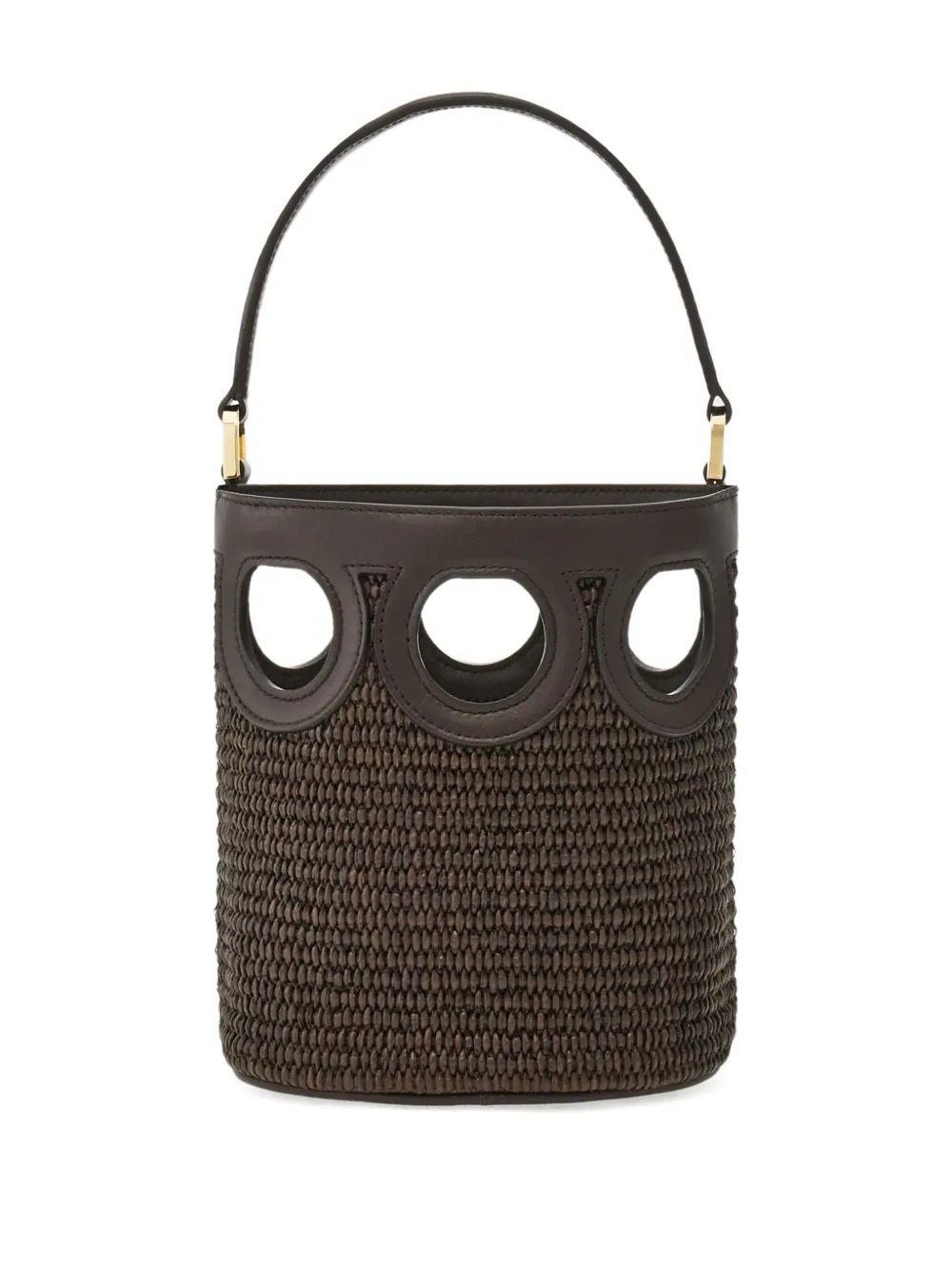 Ferragamo Gancini bucket-tas Bruin
