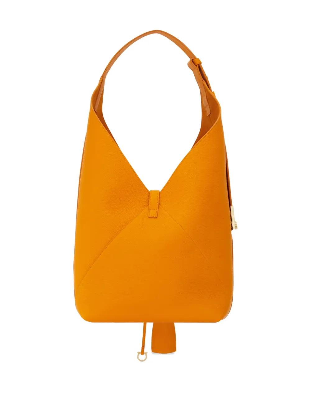 Ferragamo Schoudertas met V-vorm Oranje