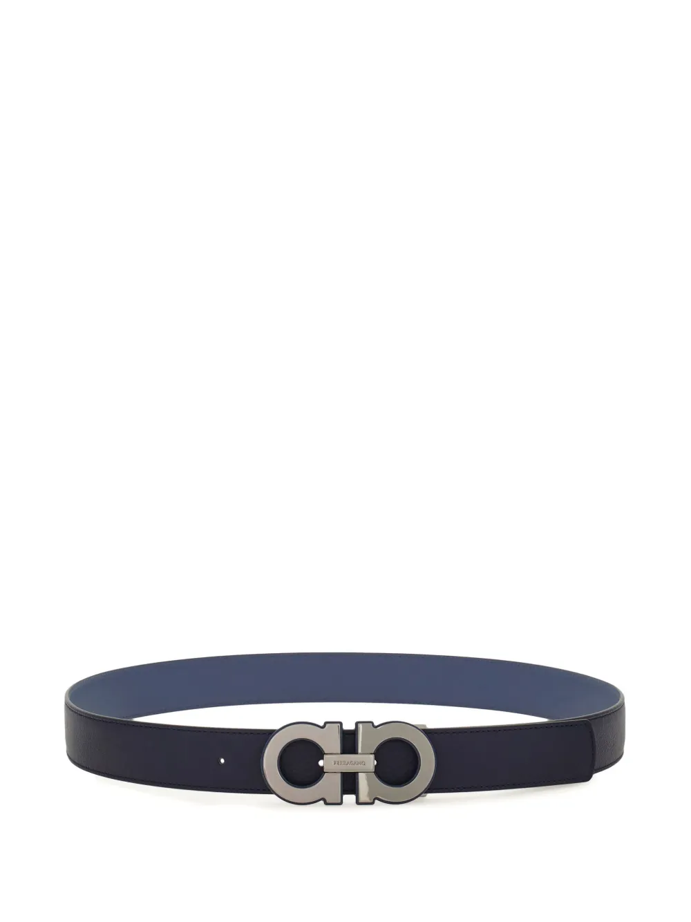Ferragamo Gancini omkeerbare riem Blauw