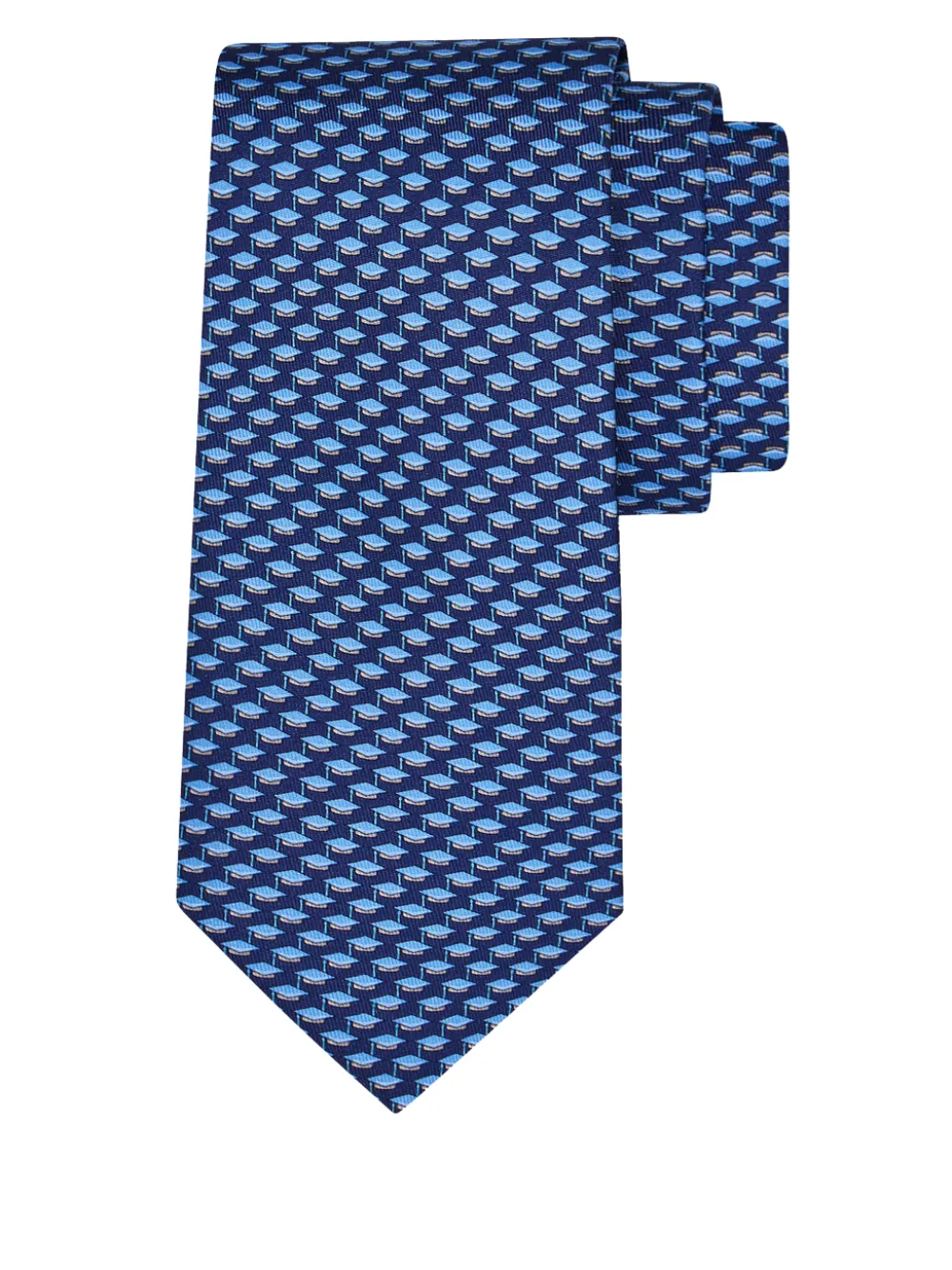 Ferragamo corbata de seda con sombrero estampado | Image 2