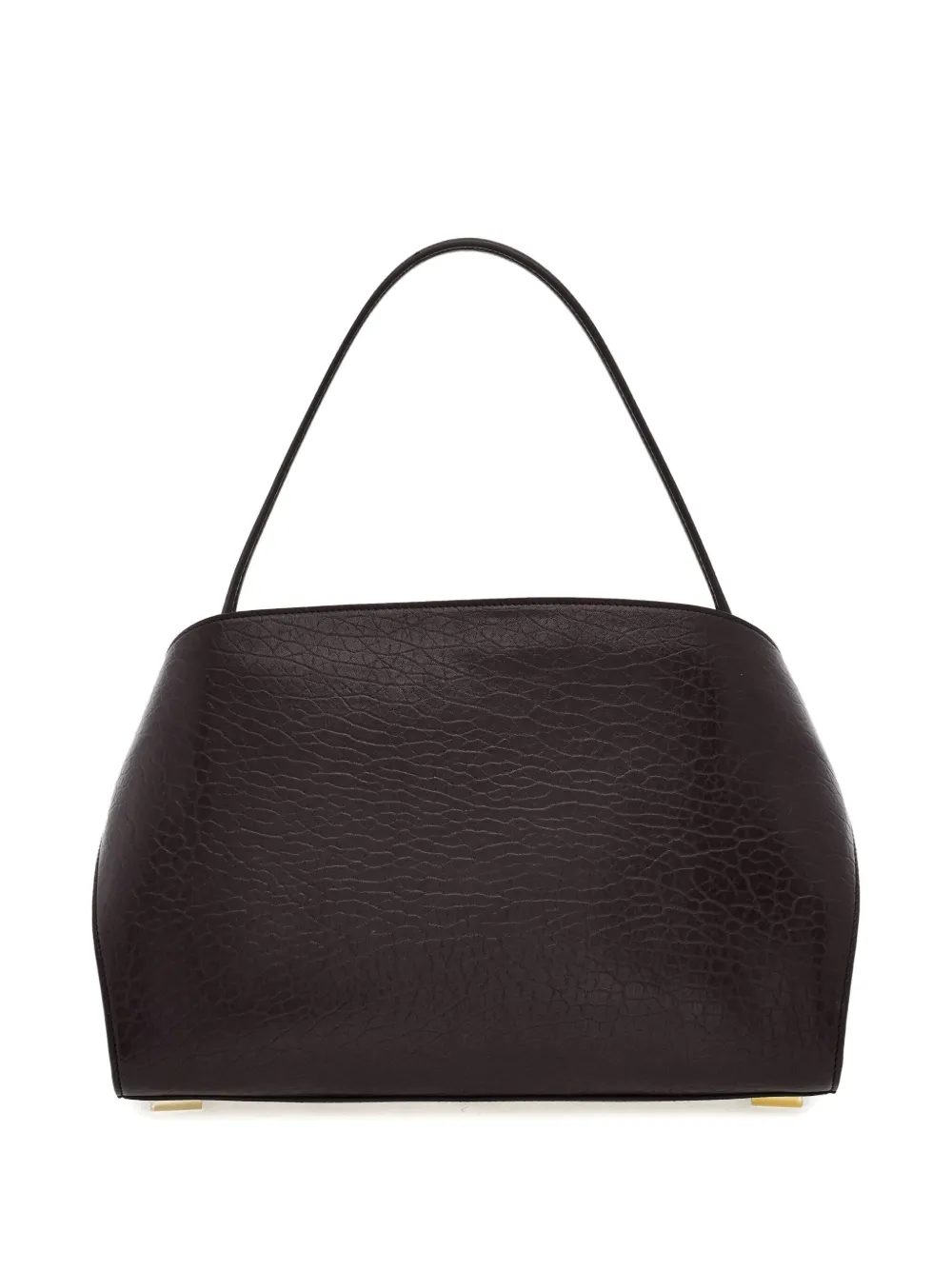 Ferragamo Medium Hug Gancini-buckles Shoulder Bag In Brown