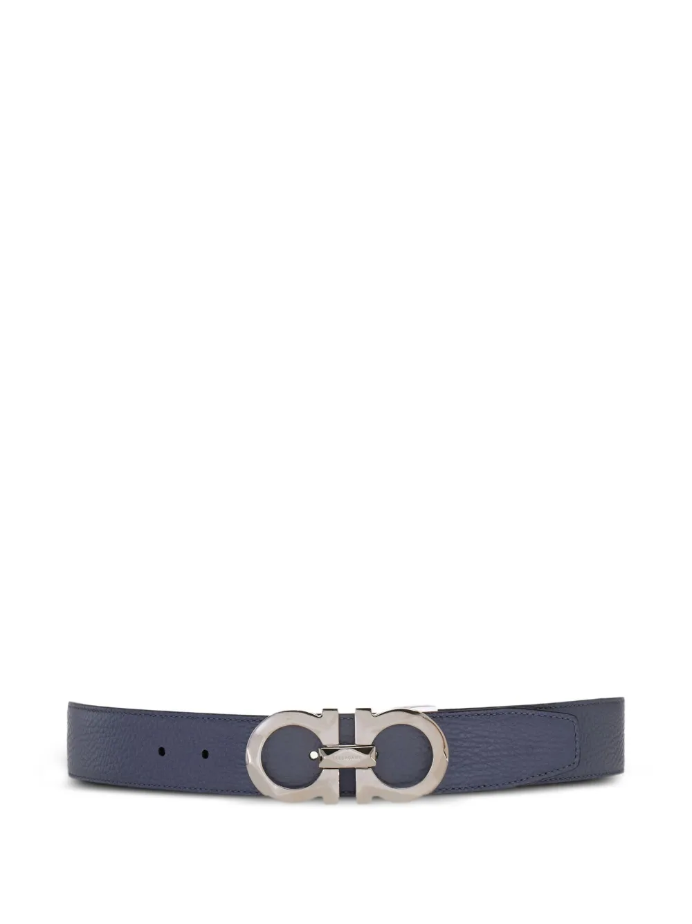 Ferragamo Riem met Gancini-gesp Blauw