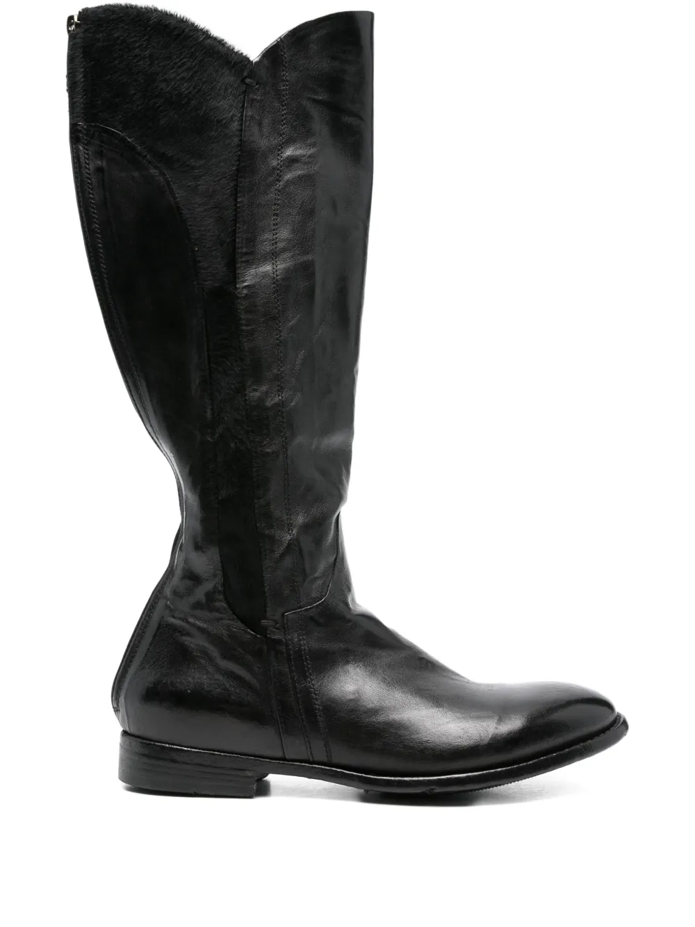 LEMARGO zipped knee boots Black