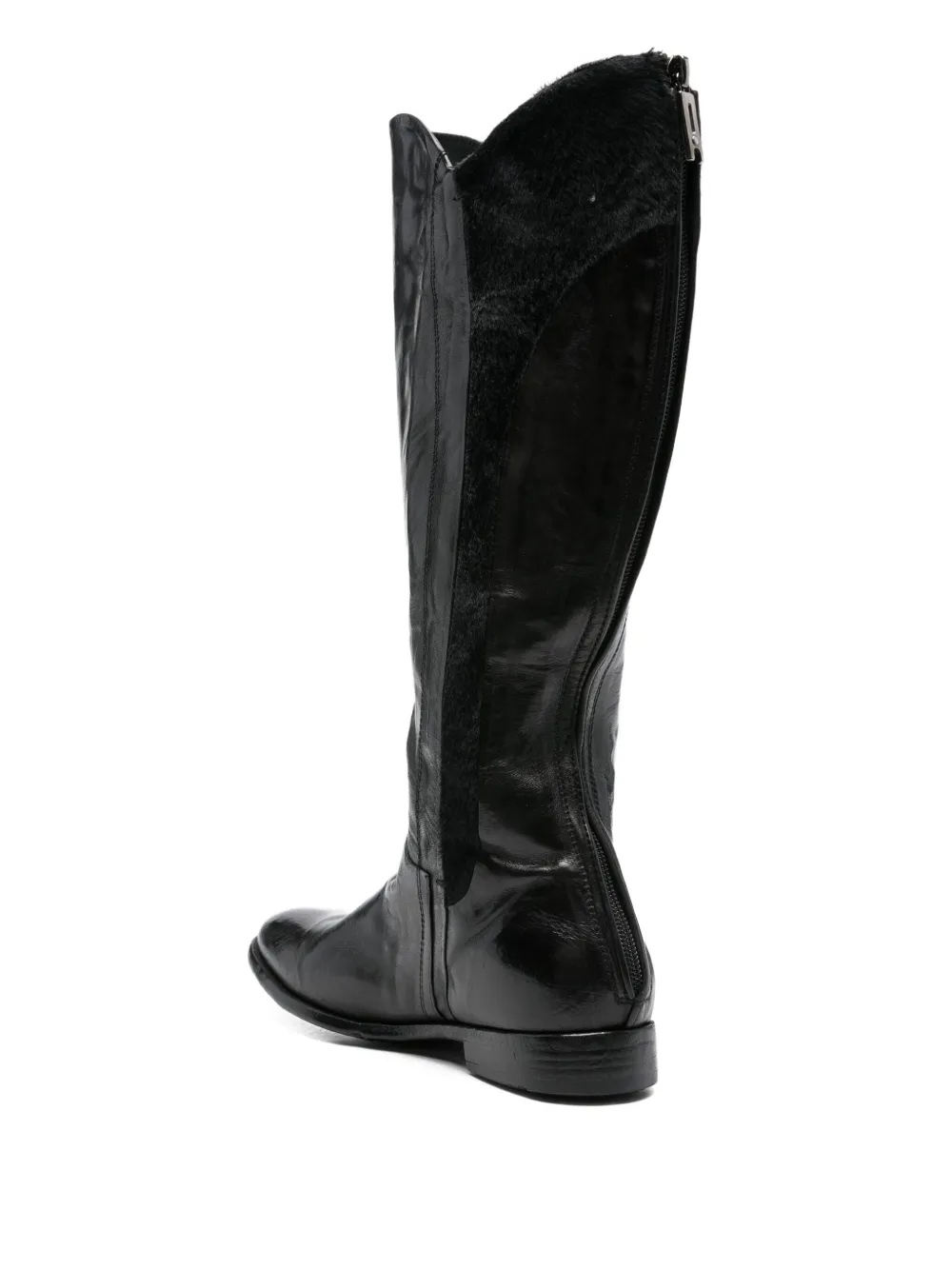 LEMARGO zipped knee boots Black