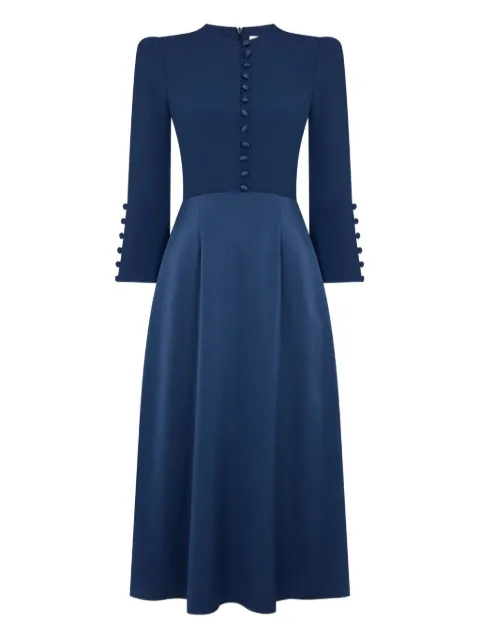 JANE Whitney button-detailed midi dress