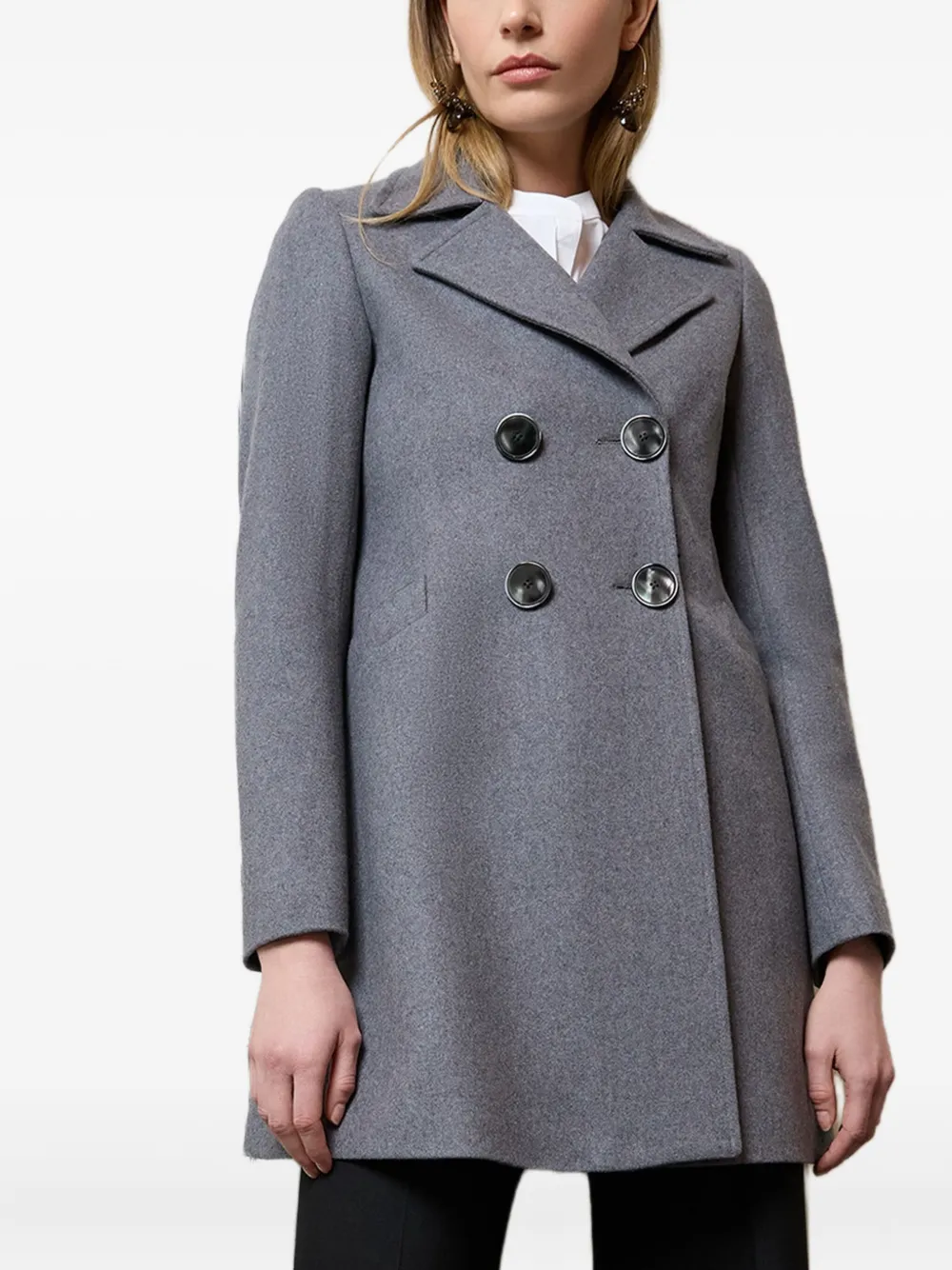 JANE abrigo con doble botonadura | gris | Image 1
