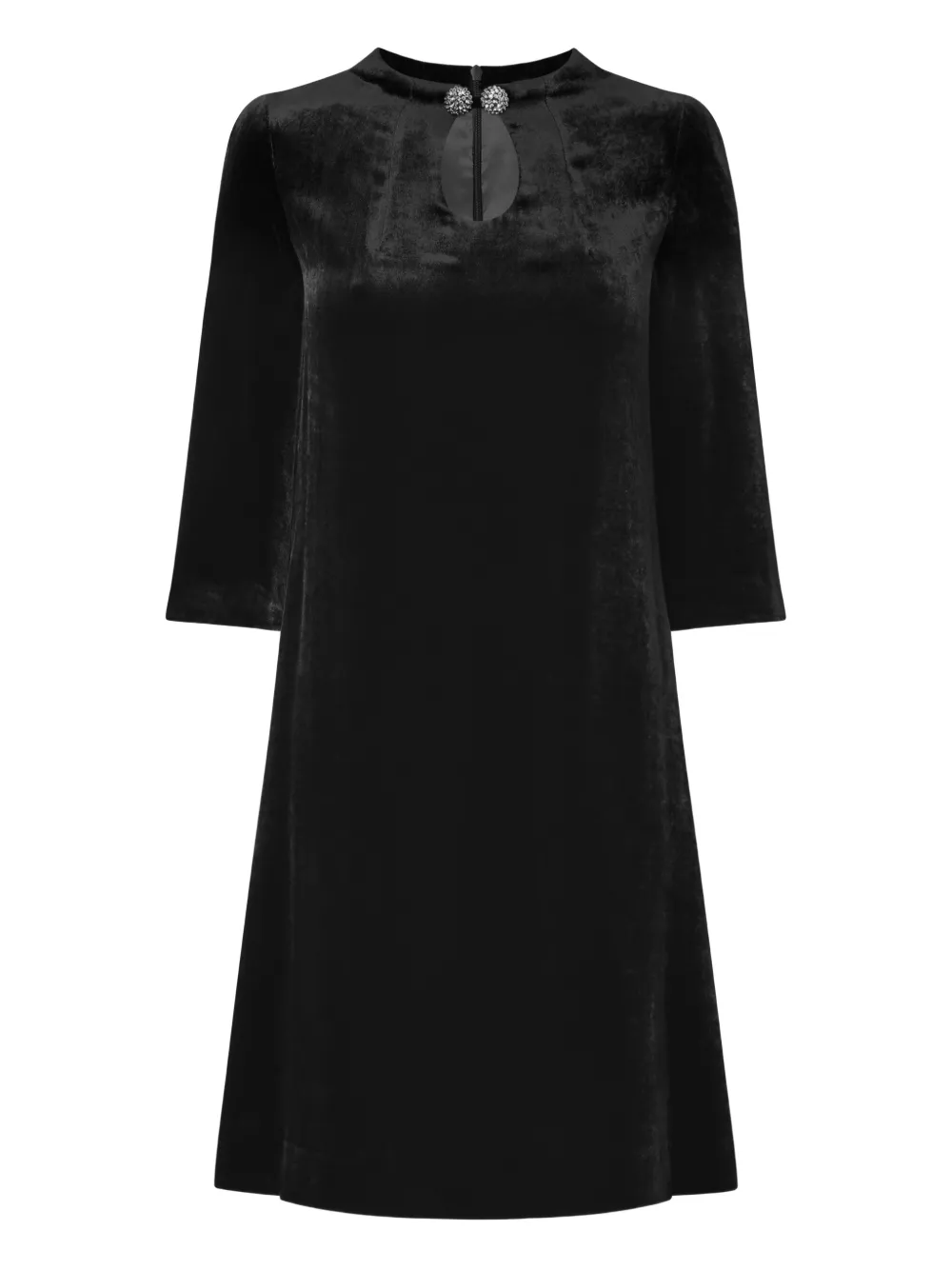 JANE Whisper embellished mini dress - Nero