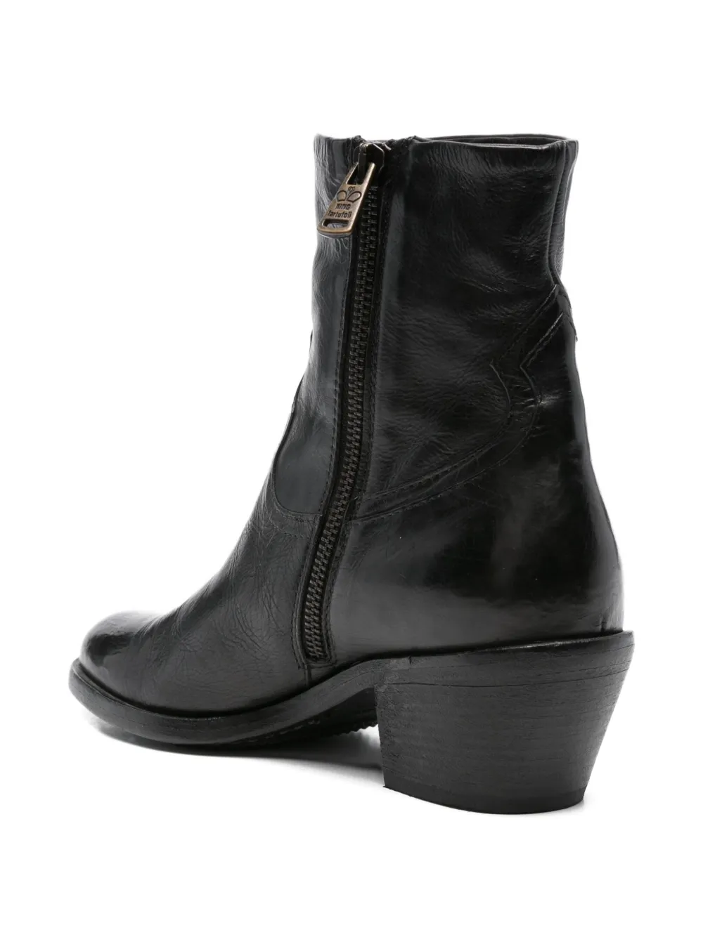 KING TARTUFOLI zip-detail boots Black