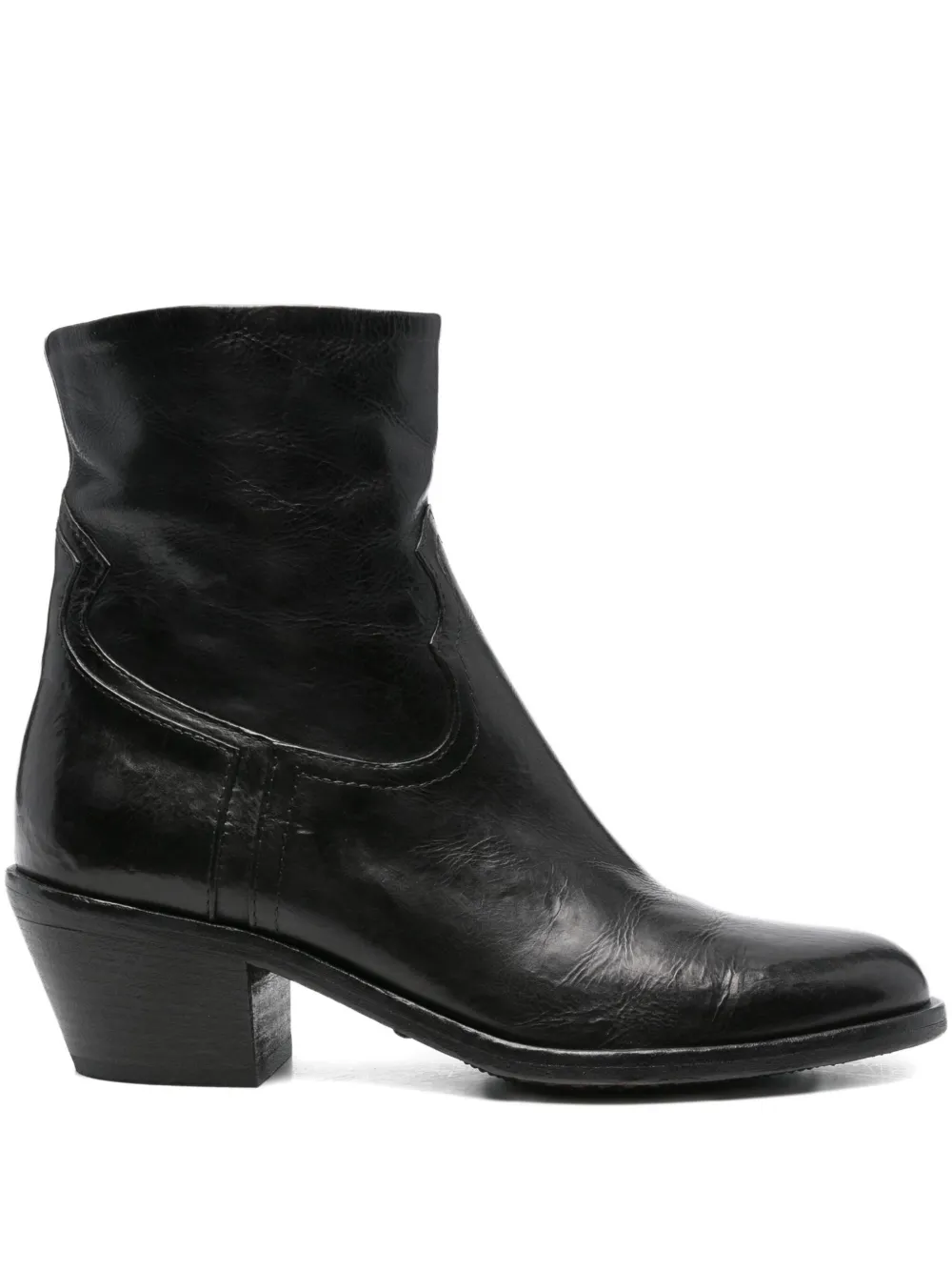 KING TARTUFOLI zip-detail boots Black