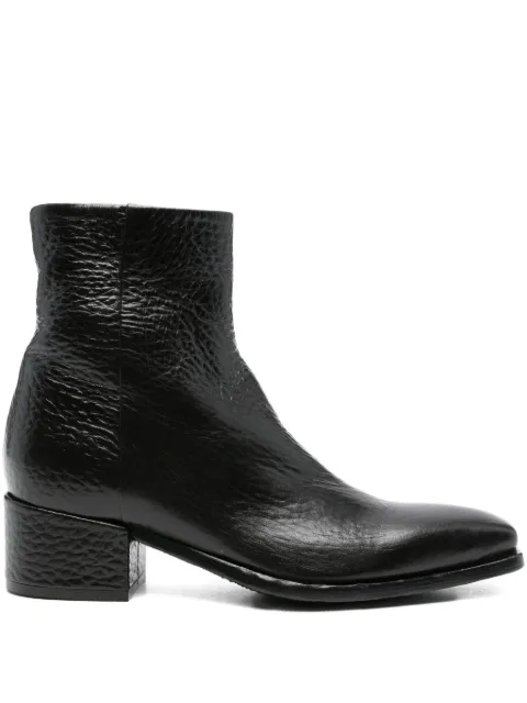 KING TARTUFOLI 50mm leather zipped boots