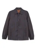ETRO paisley-pattern coach shirt jacket - Blue