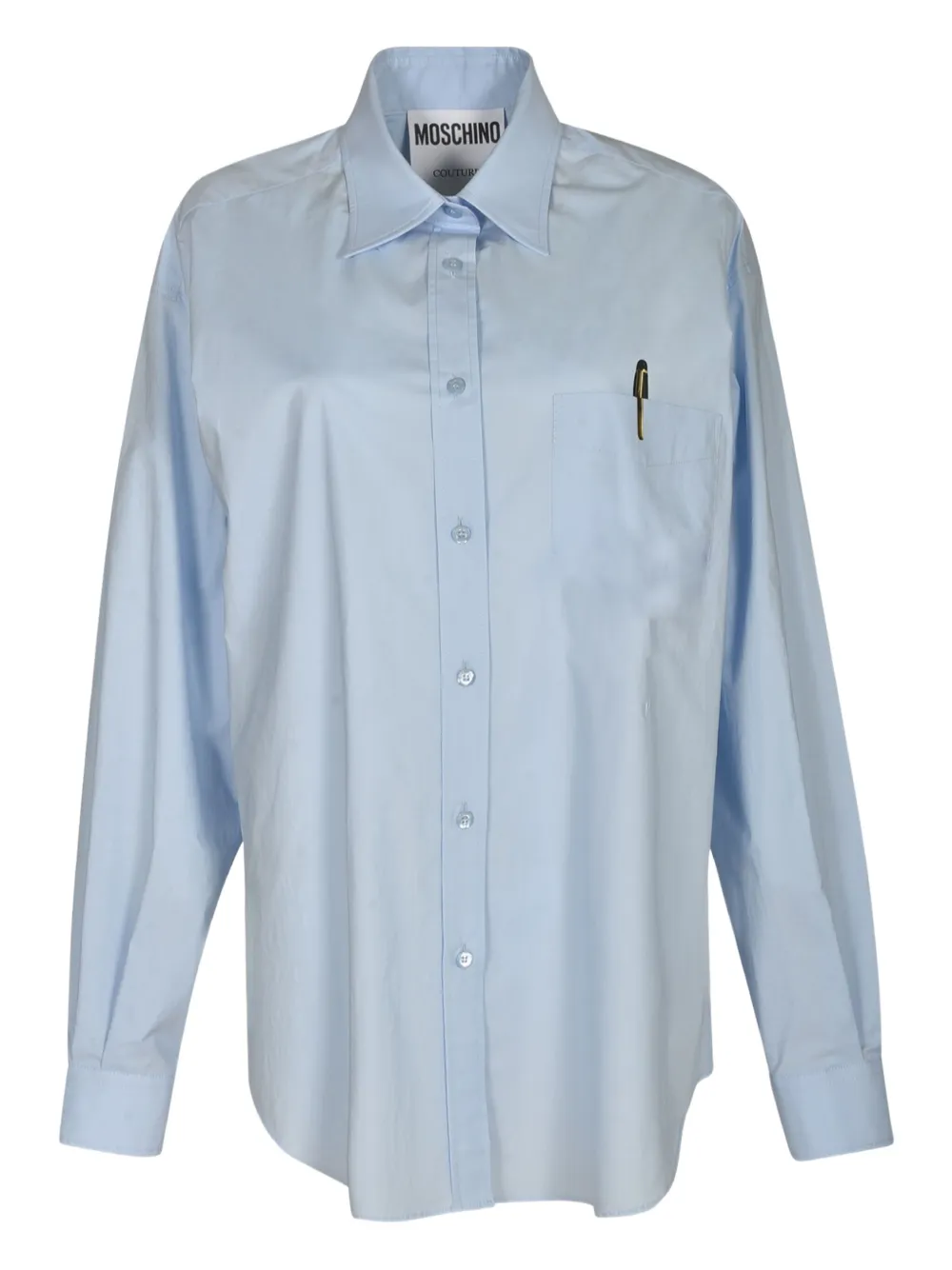 Moschino Blouse met print Blauw