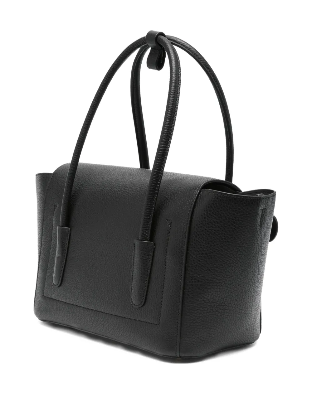Coccinelle Double Beat leren shopper Zwart