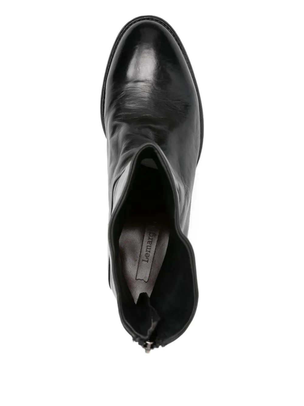 LEMARGO zip-detail block-heel boots Black