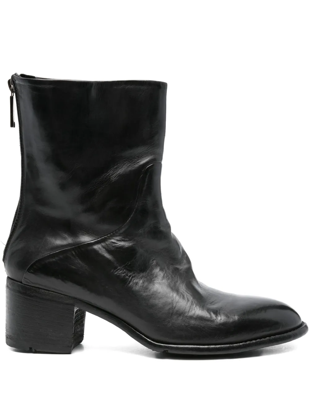 Lemargo Zip-detail Block-heel Boots