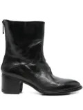 LEMARGO zip-detail block-heel boots - Black