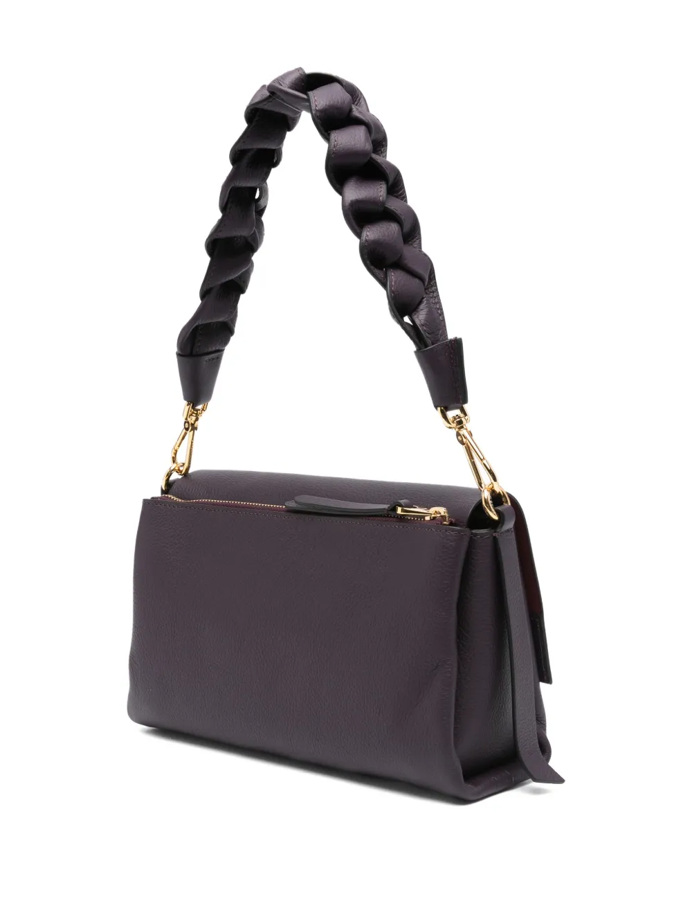Coccinelle Boheme leather shoulder bag Paars