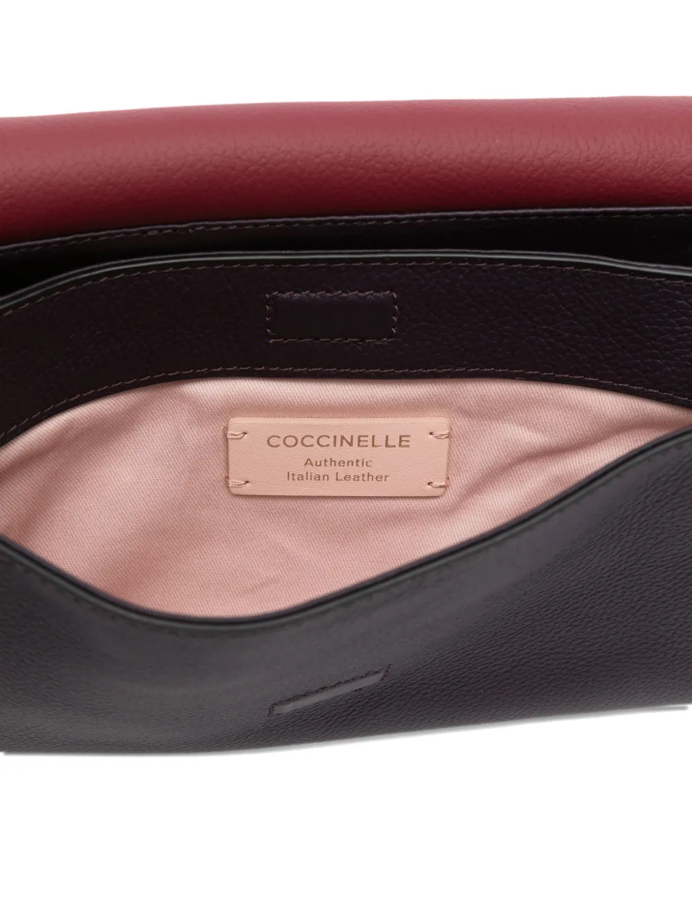 Coccinelle Boheme leather shoulder bag Paars