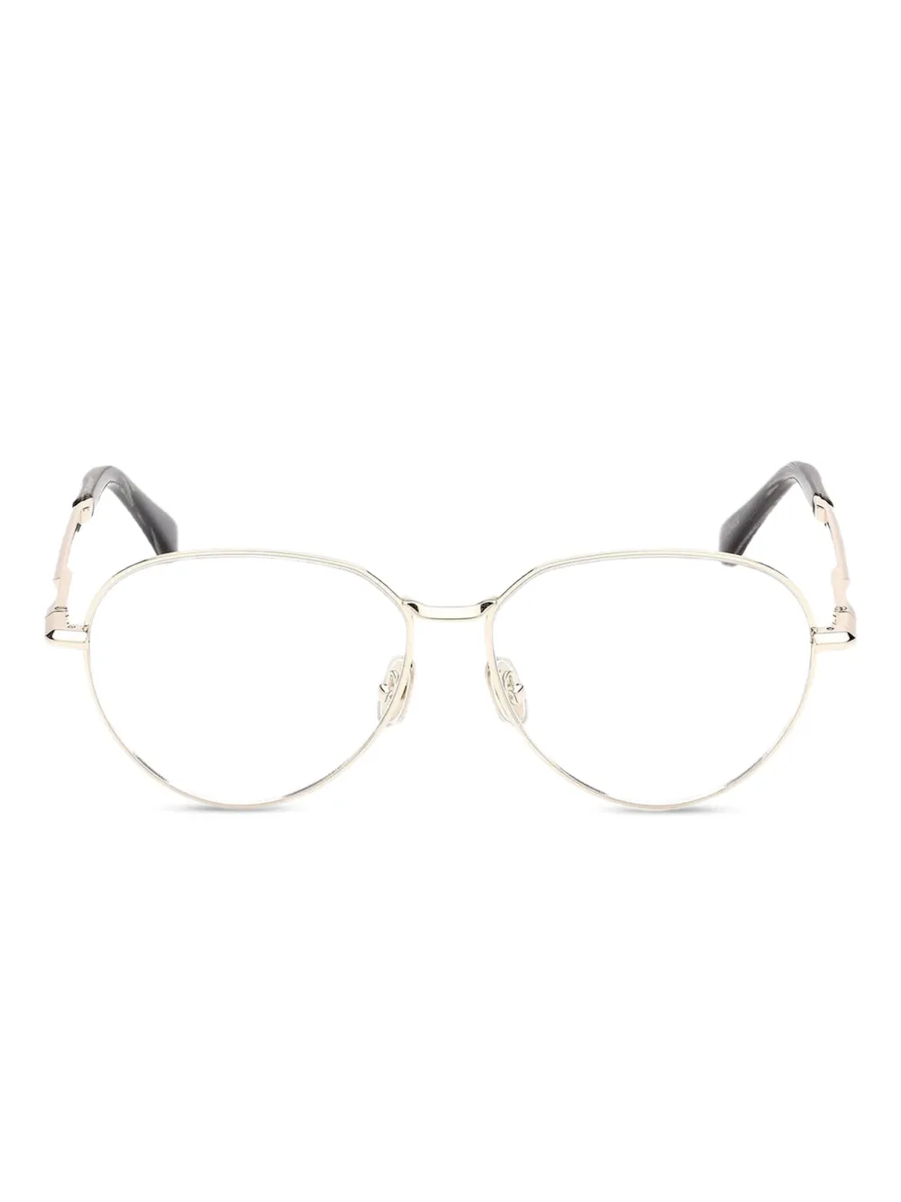 Max Mara Eyewear Occhiali tondi - Oro
