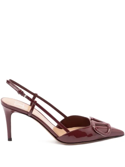 Valentino Garavani 80mm VLogo Signature slingback pumps