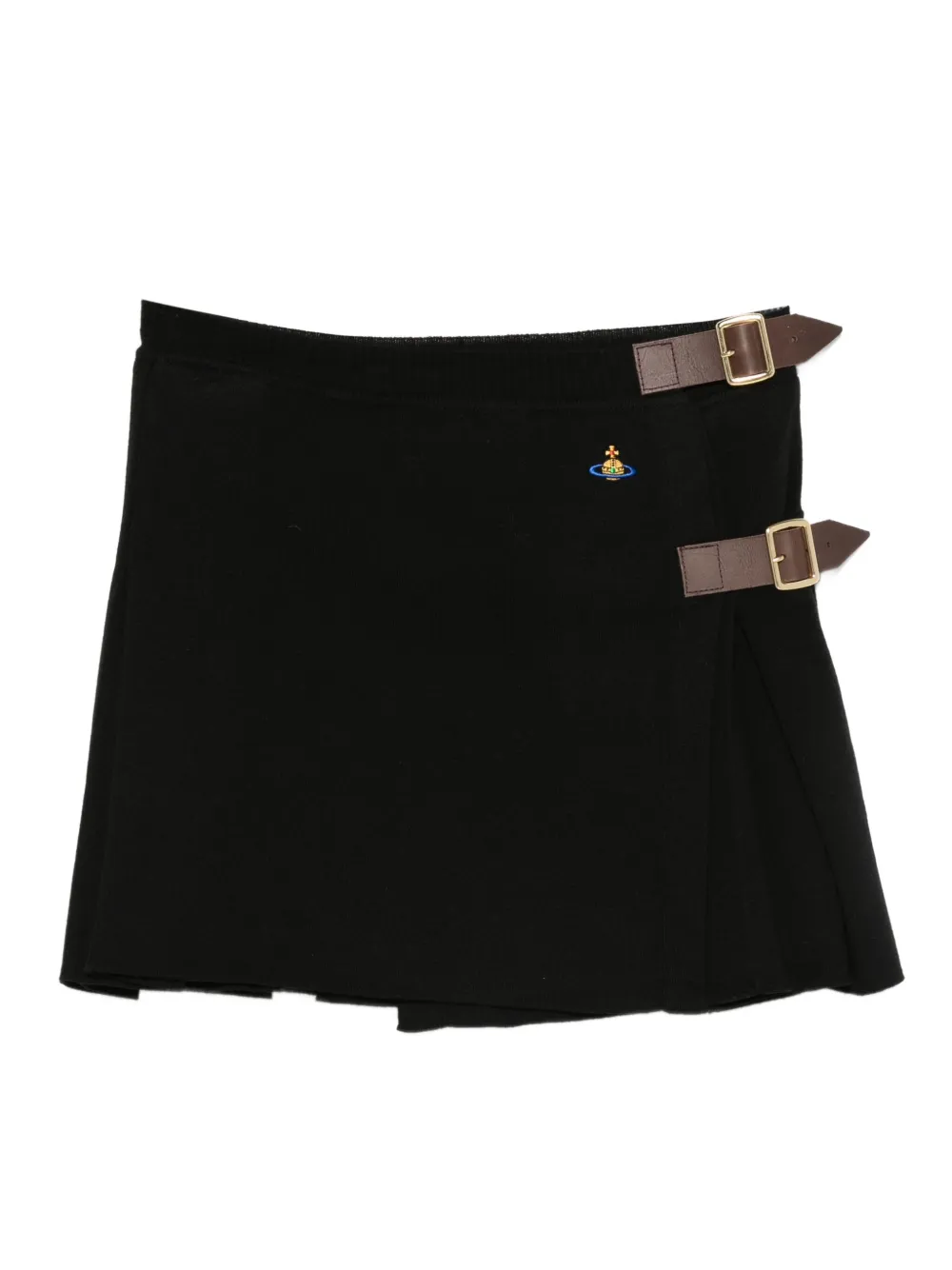 Vivienne Westwood Mini-plooirok met ceintuur Zwart
