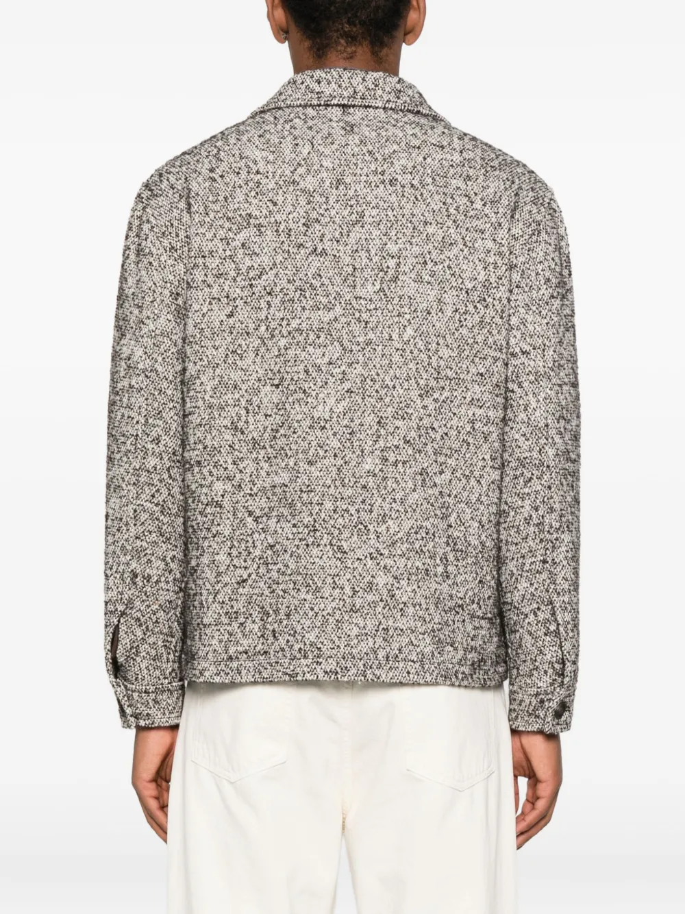 Tagliatore Tweed jack met spikkels Bruin