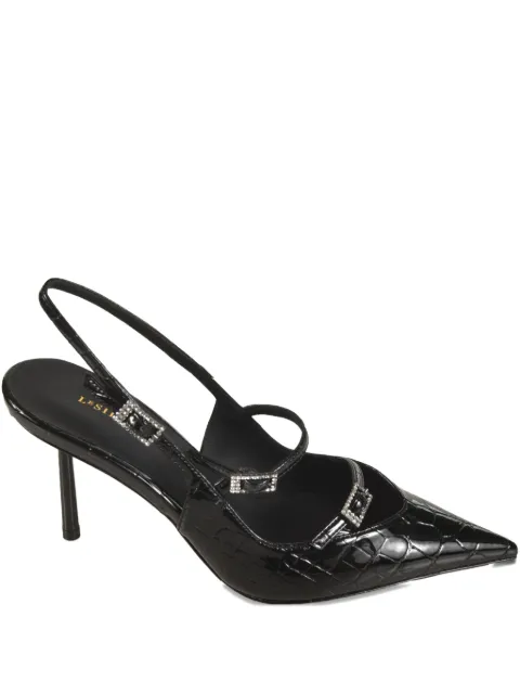 Le Silla crystal-embellished slingback pumps