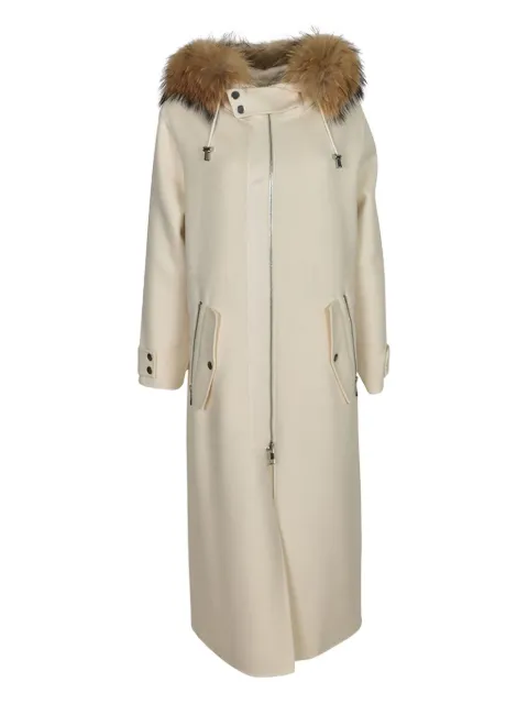 P.A.R.O.S.H. trimmed hooded parka coat