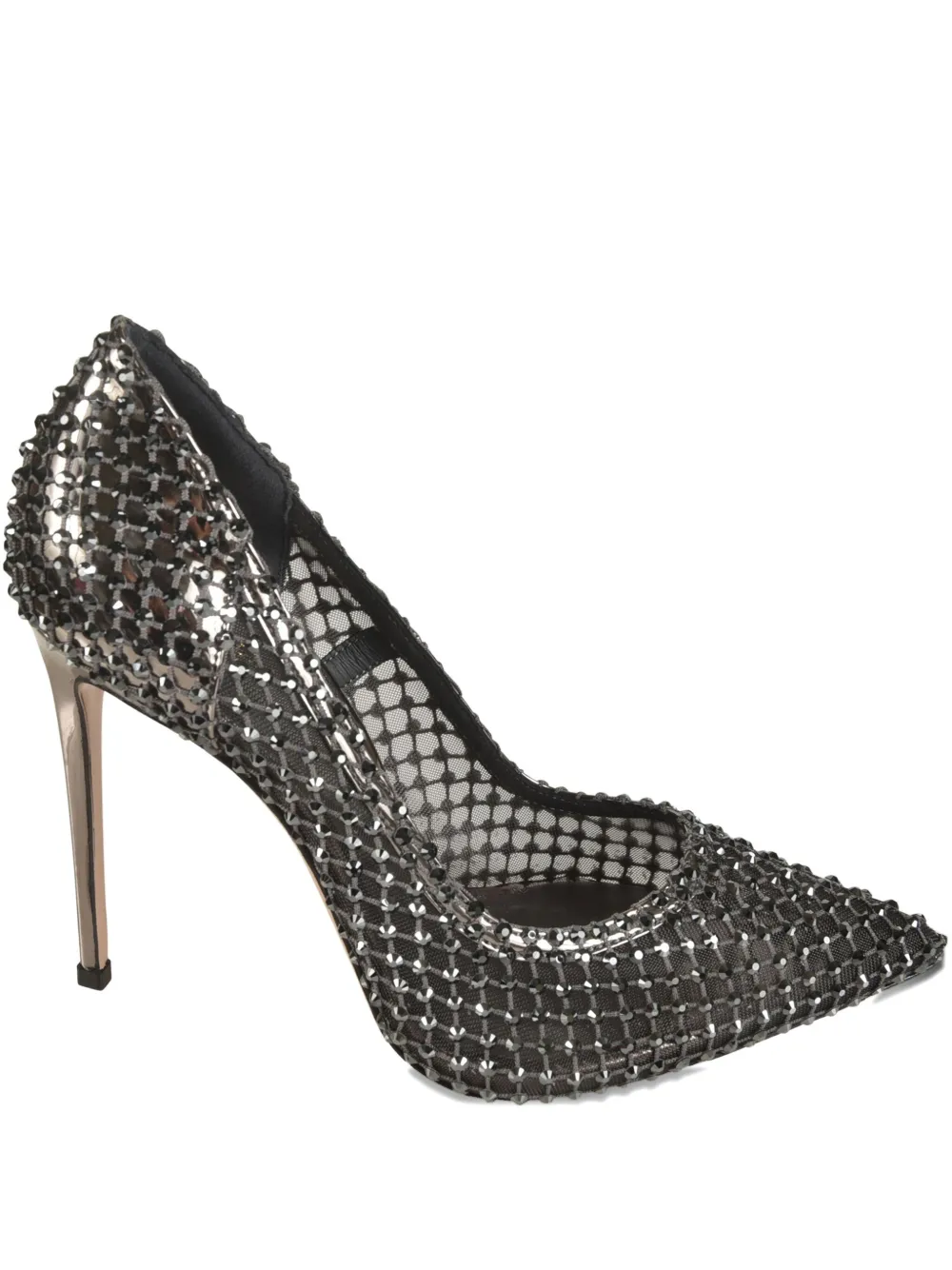 Le Silla 120mm crystal-embellished pumps Black