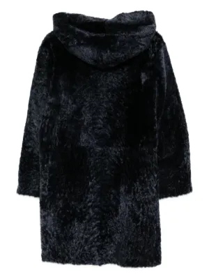 Manteau Katherine Kelly En Alpaga Avec Col 3D Nounours - Taille 2, Gris Rayé, Occasion Très Bon état