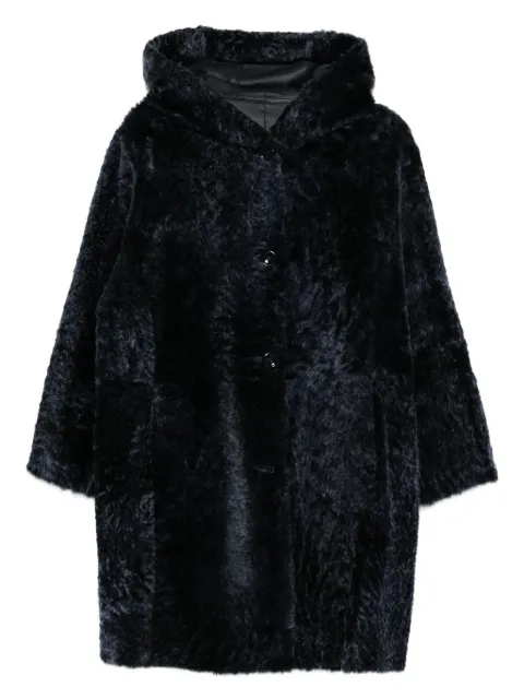Manzoni 24 hooded shearling jacket