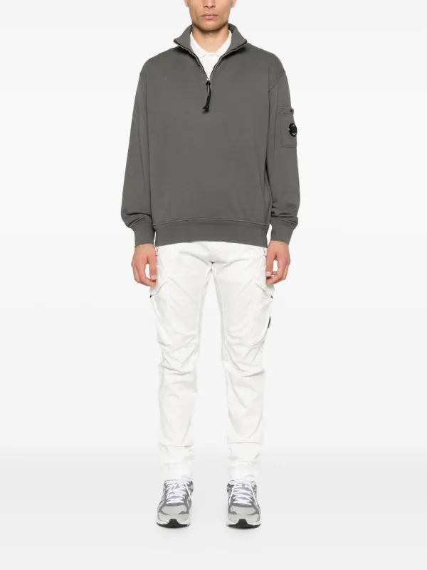 C.P. Company ハーフジップ スウェットシャツ | グレー | FARFETCH JP