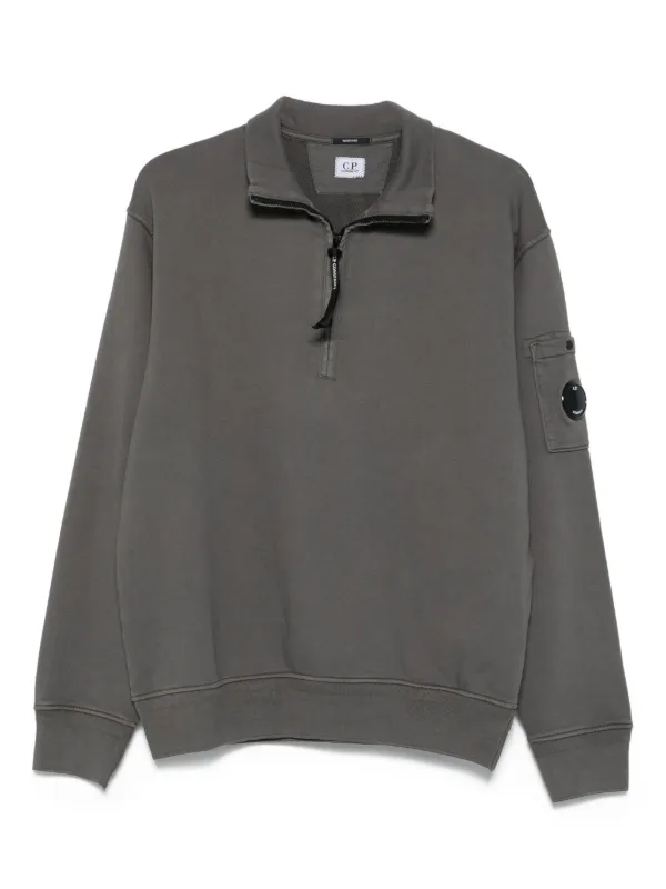 C.P. Company ハーフジップ スウェットシャツ | グレー | FARFETCH JP