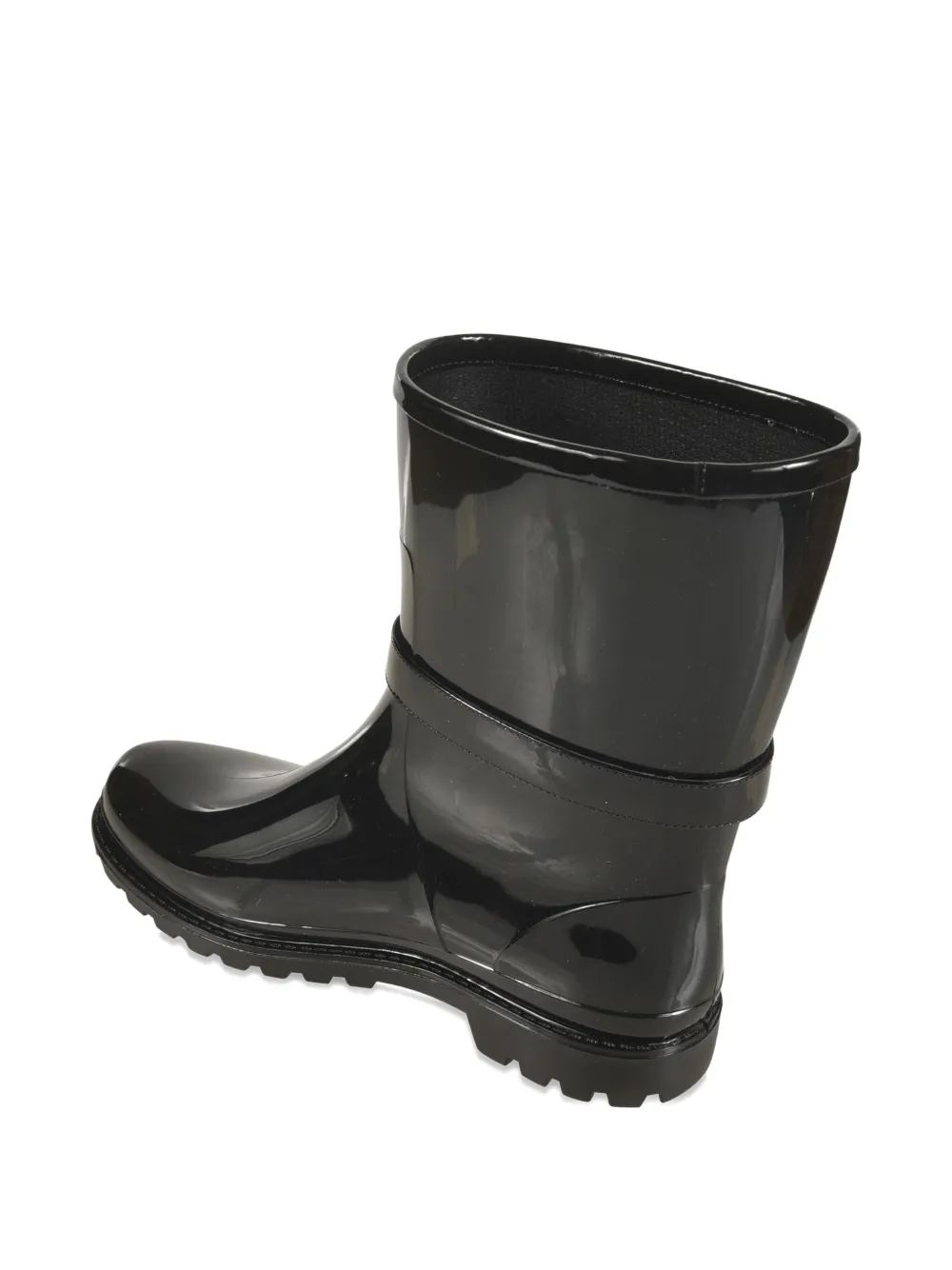 Sergio Rossi crystal-embellished rain boots Black