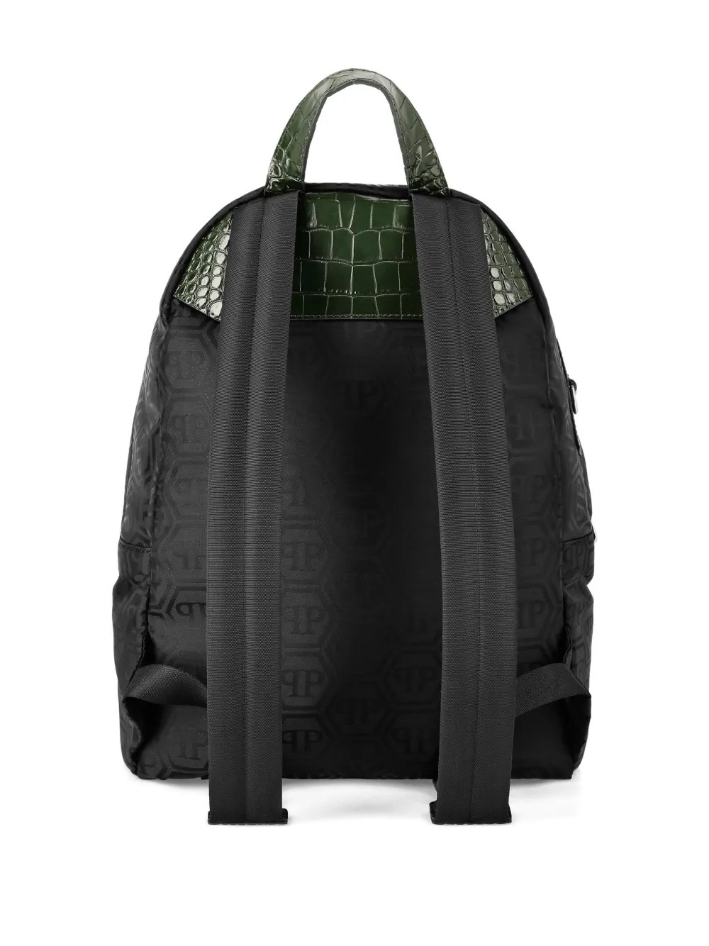 Philipp Plein Hexagon-monogram Backpack In Black